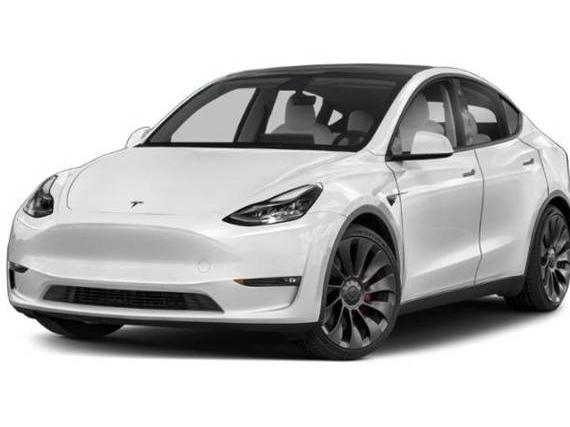 TESLA MODEL Y 2020 5YJYGDEF9LF000636 image